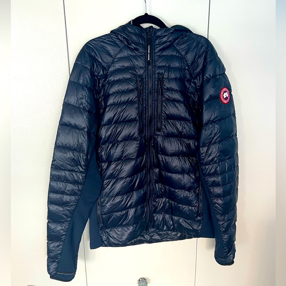 Men’s Large Canada Goose HyBridge Lite Tech Hoody- Atlantic Navy
